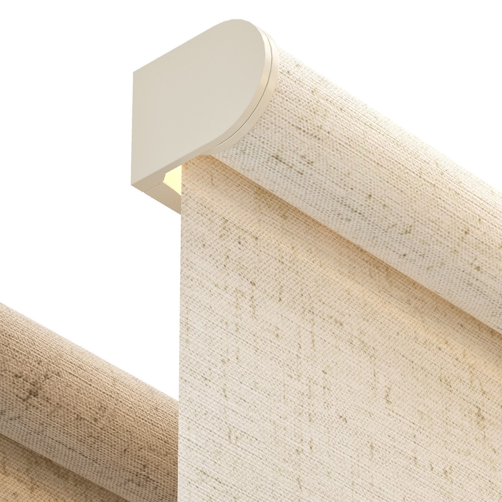 Roller Blinds Set 01 3D model_8