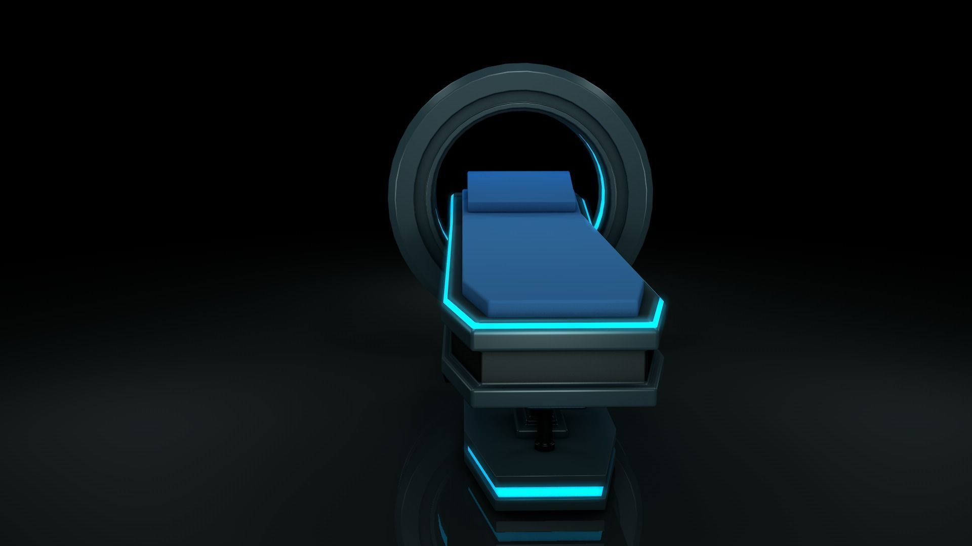 Sci Fi Scanner 3D model_2