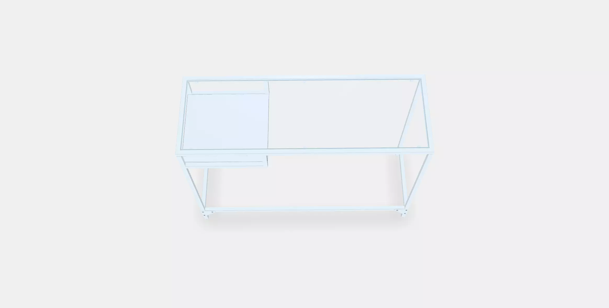 VITTSJO Laptop table Low-poly 3D model_0