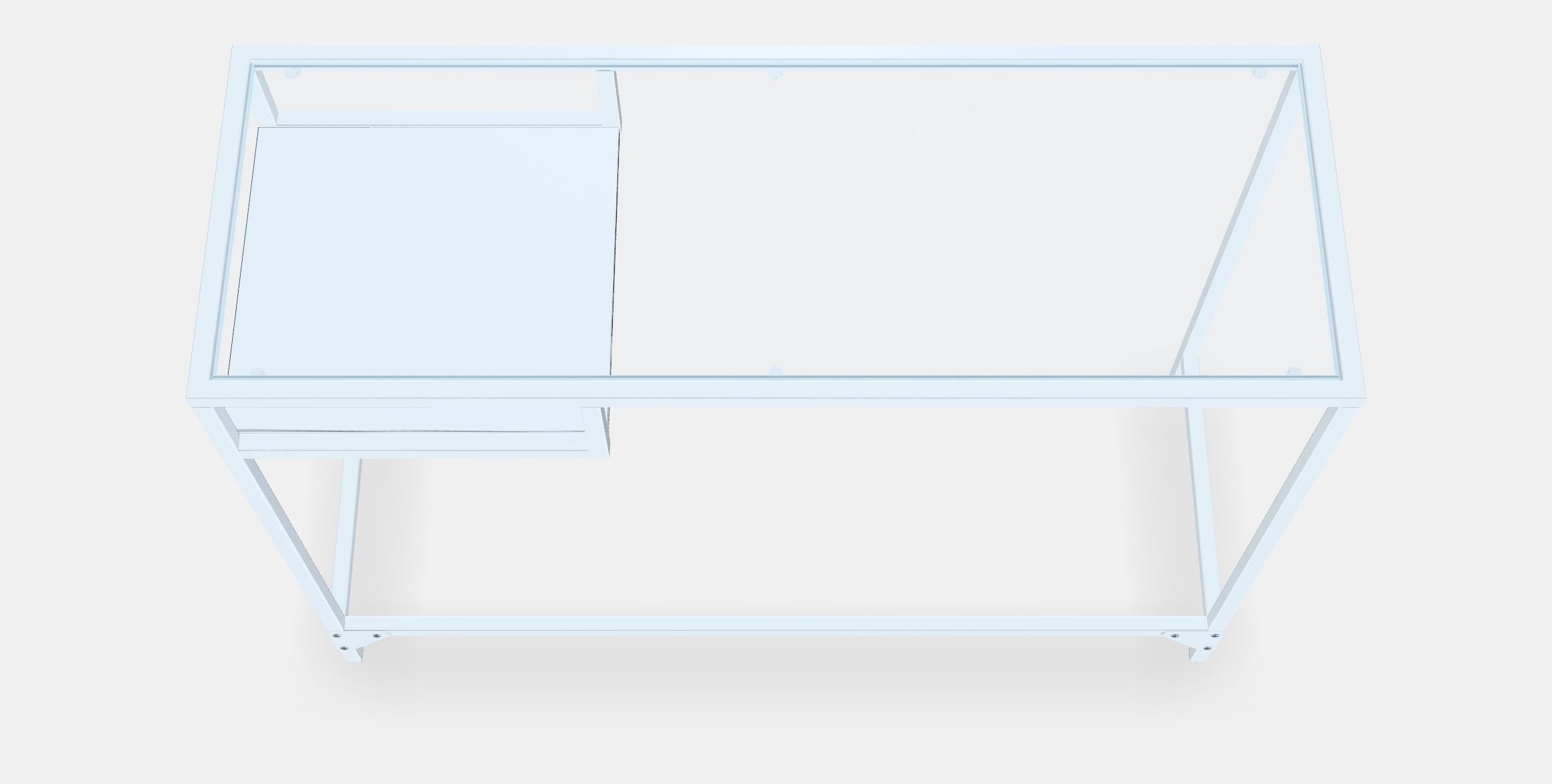 VITTSJO Laptop table Low-poly 3D model_5