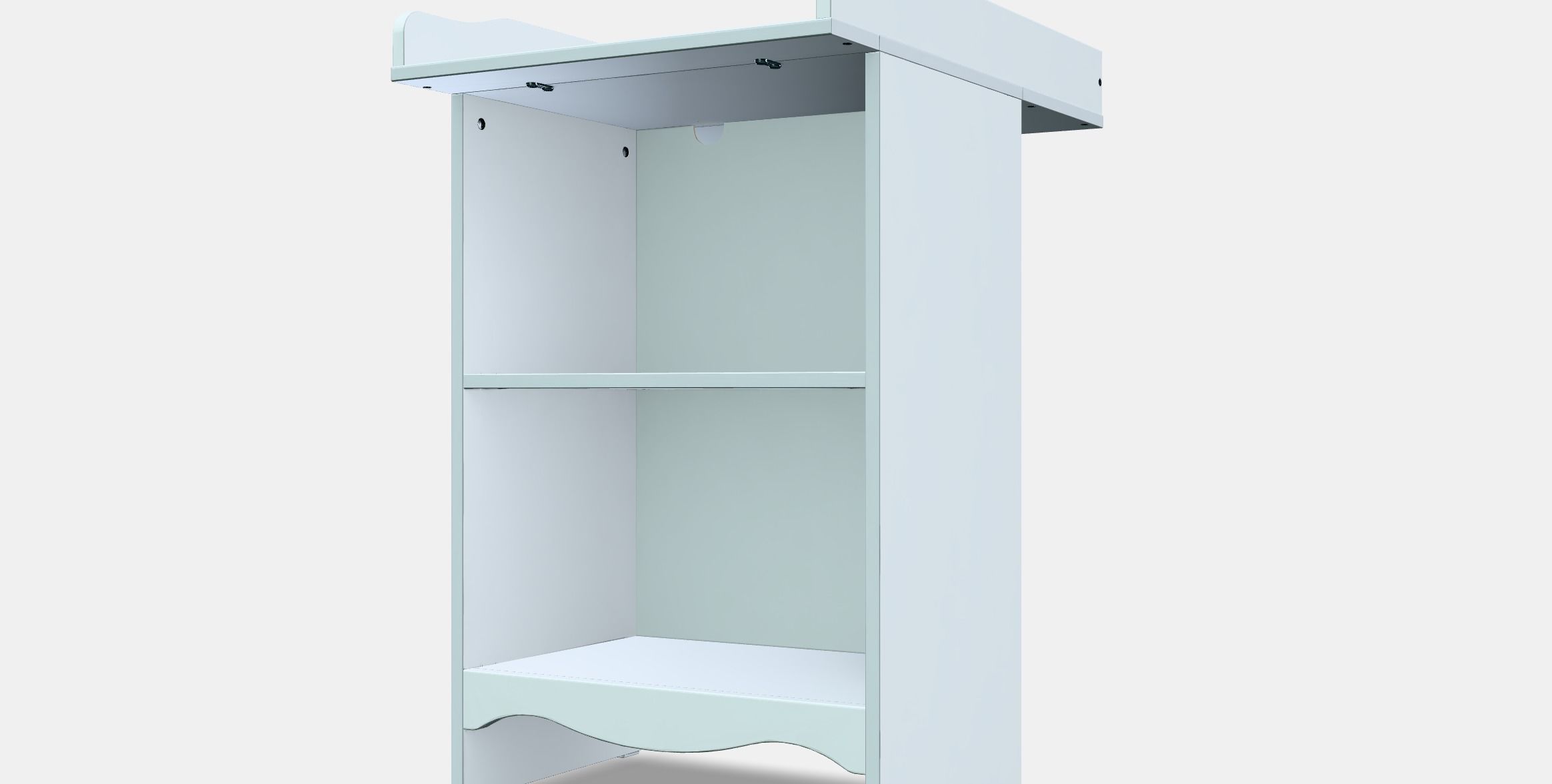 SMAGORA Changing table-bookshelf Low-poly 3D model_13