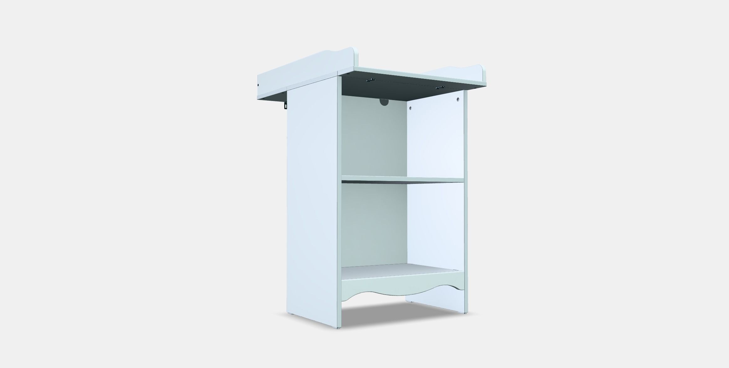 SMAGORA Changing table-bookshelf Low-poly 3D model_3