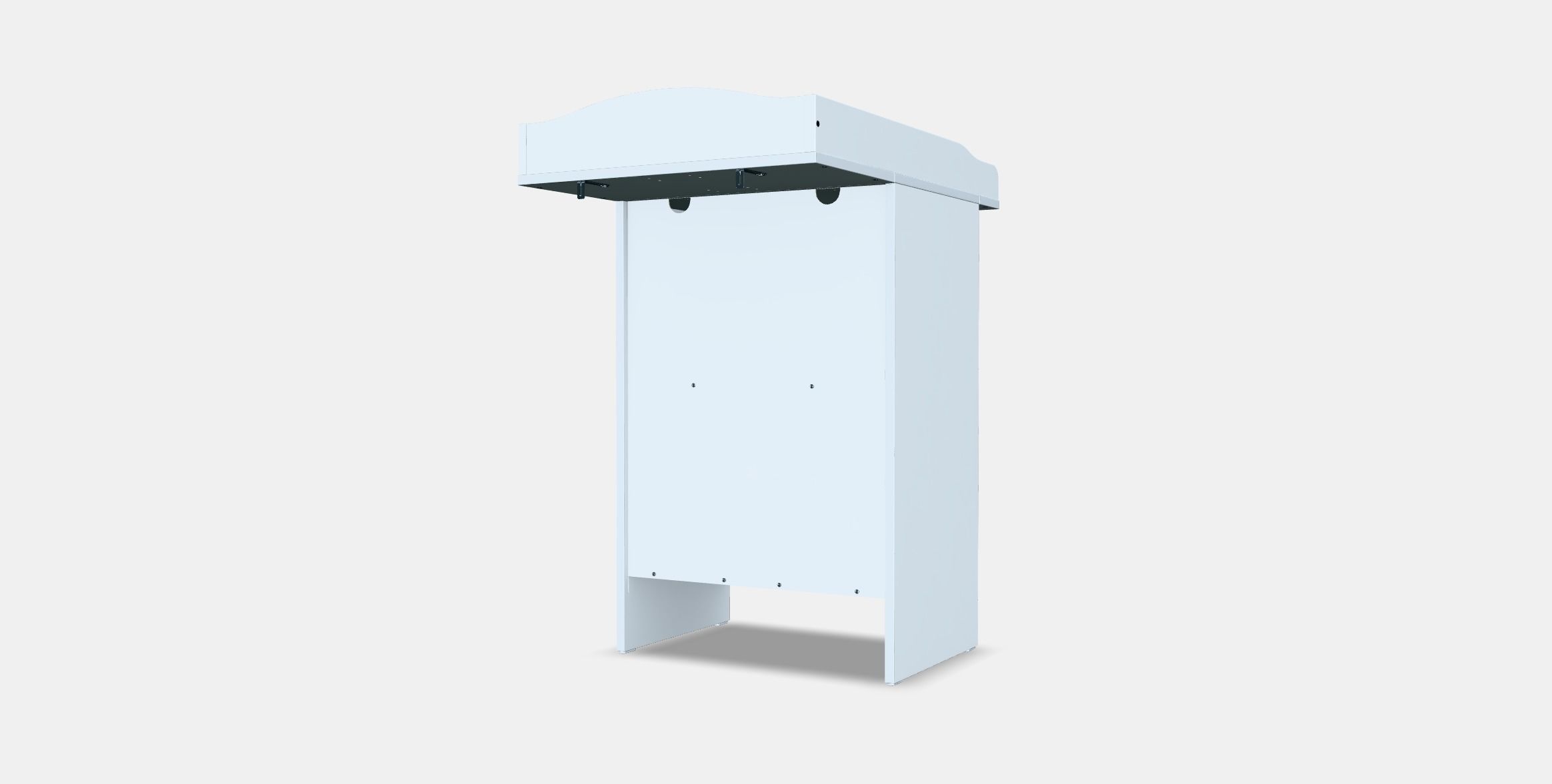 SMAGORA Changing table-bookshelf Low-poly 3D model_5