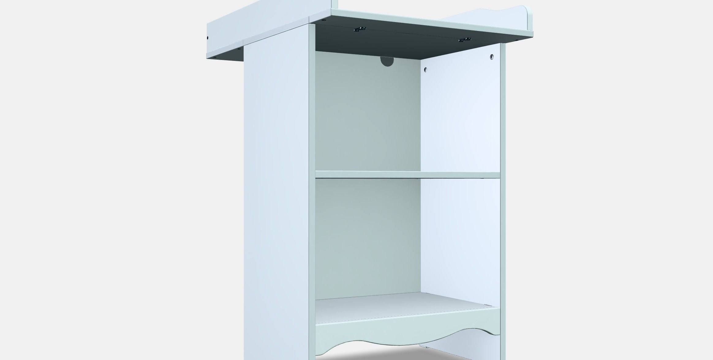 SMAGORA Changing table-bookshelf Low-poly 3D model_9
