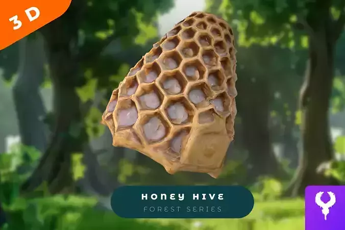 Cartoon Honey Hive