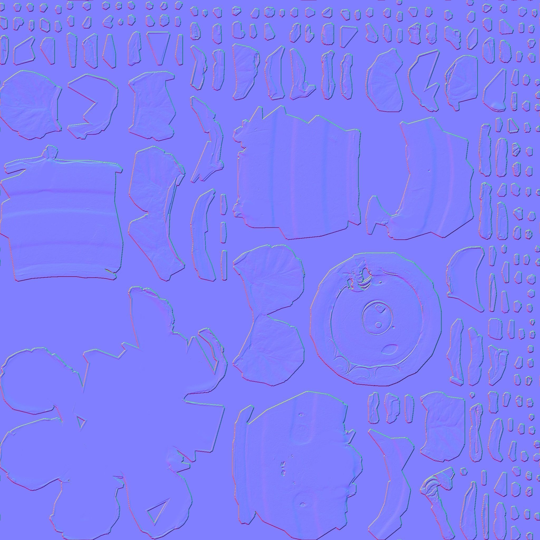 Cartoon Honey Pot Low-poly 3D model_5