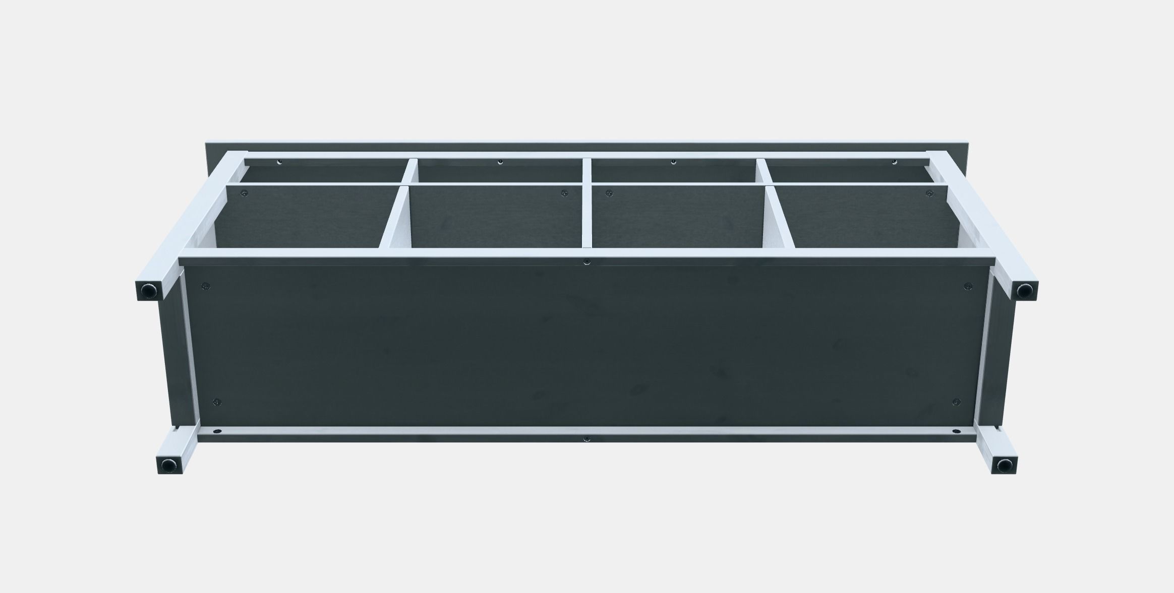 HEMNES Console table Low-poly 3D model_8