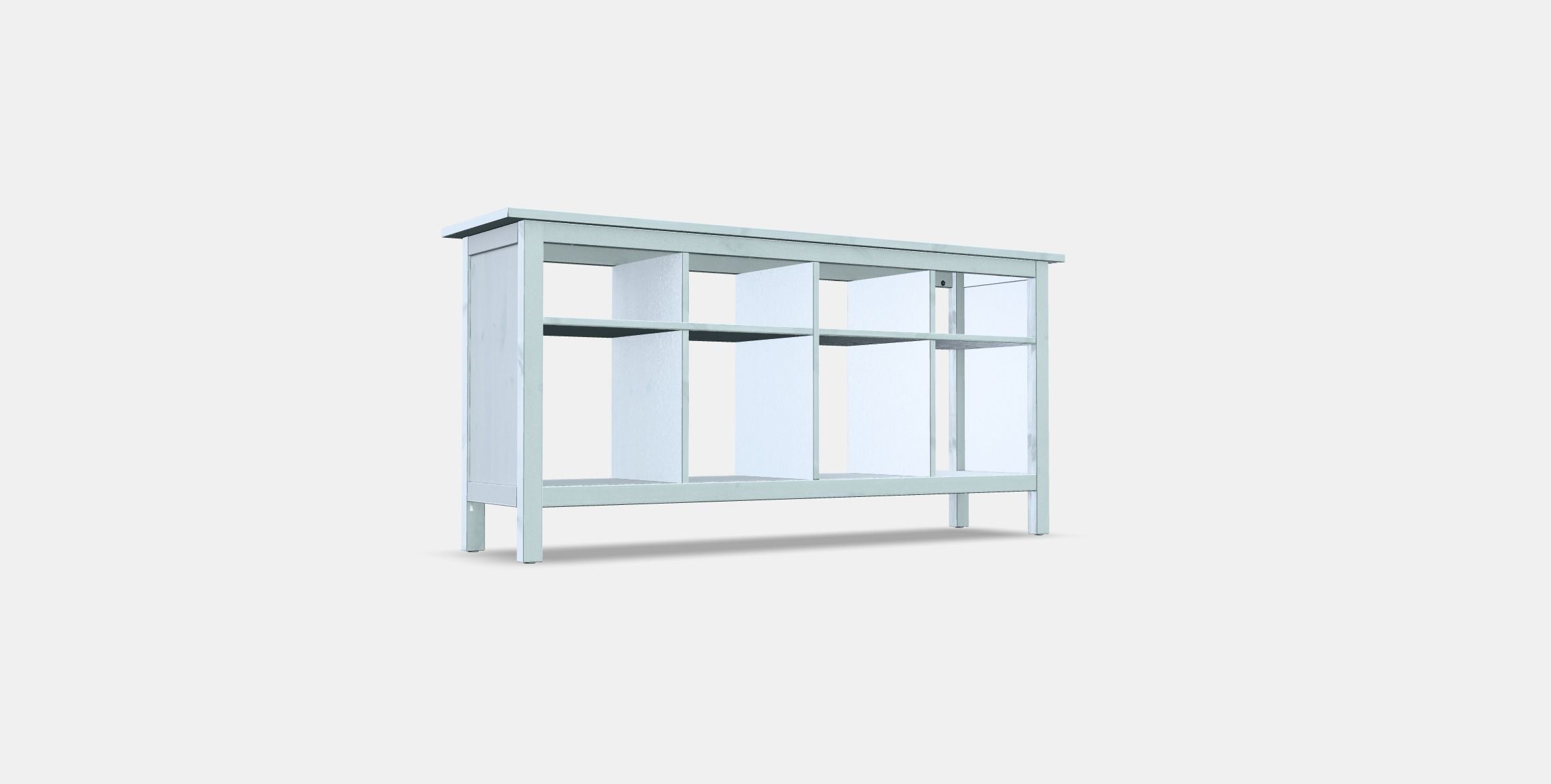 HEMNES Console table Low-poly 3D model_2