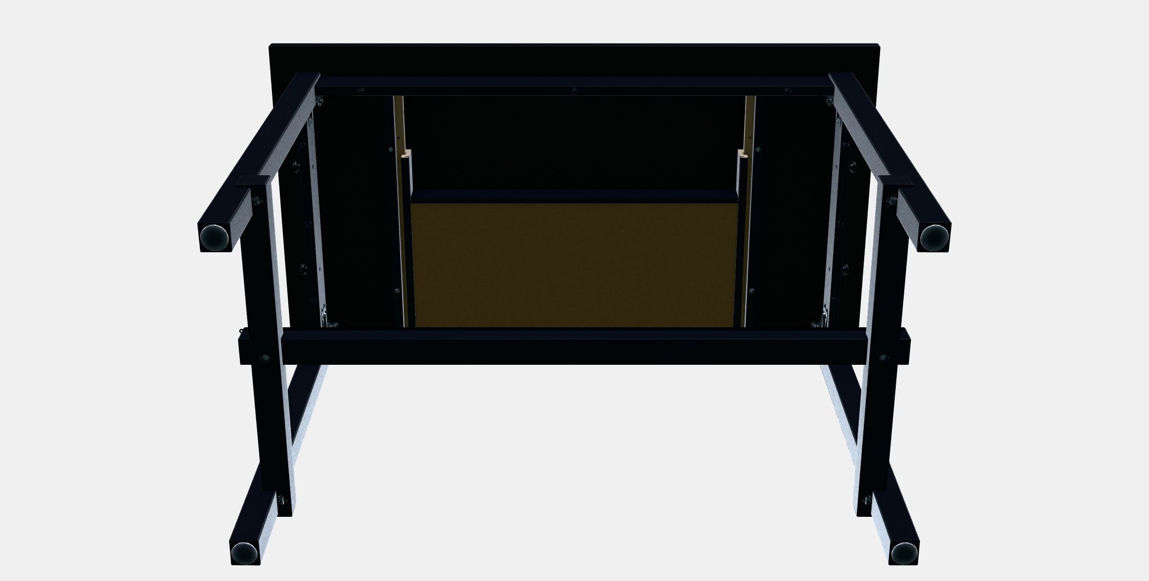 NORDVIKEN Bar table Low-poly 3D model_8