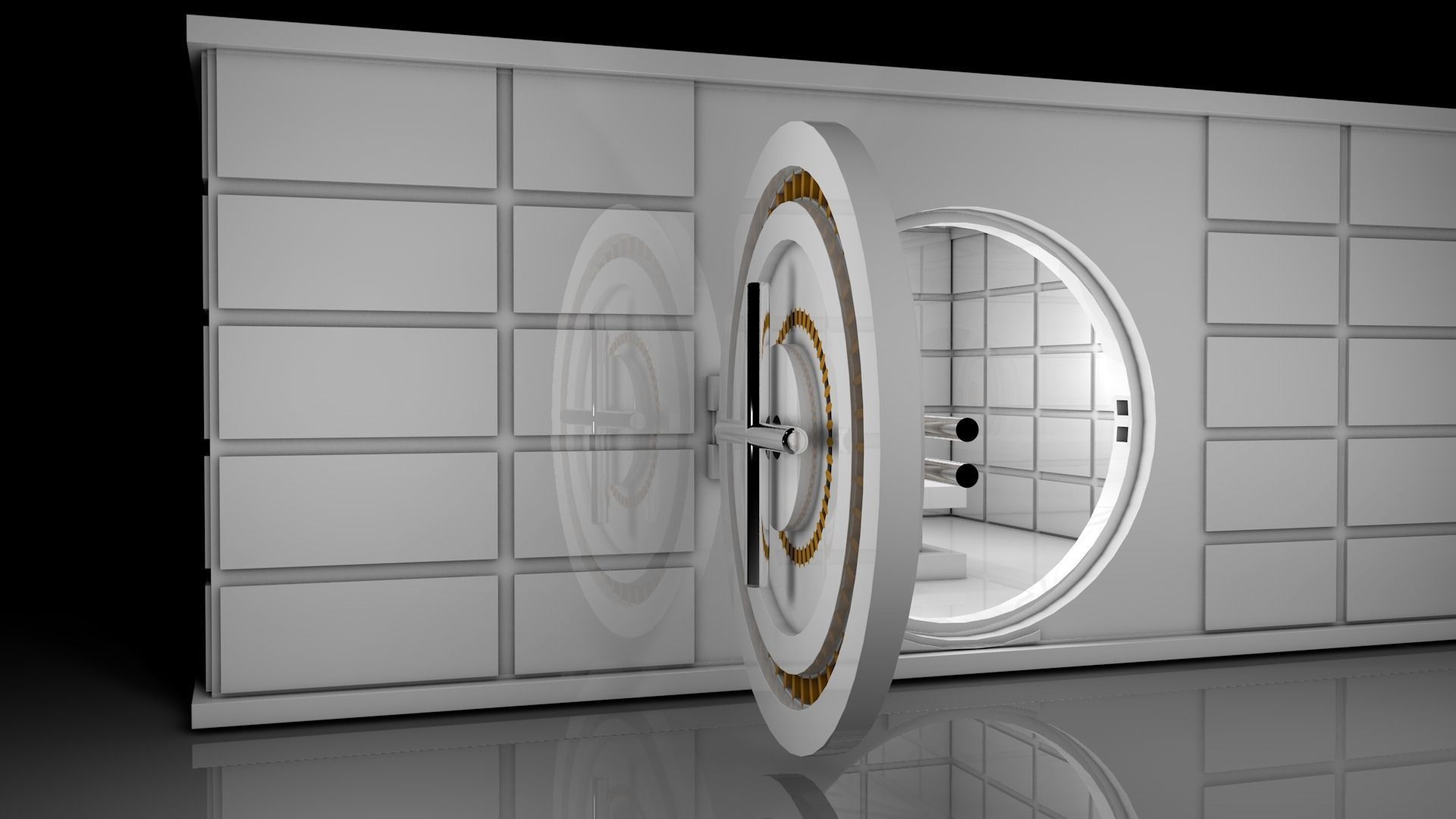 Sci Fi Vault 3D model_5