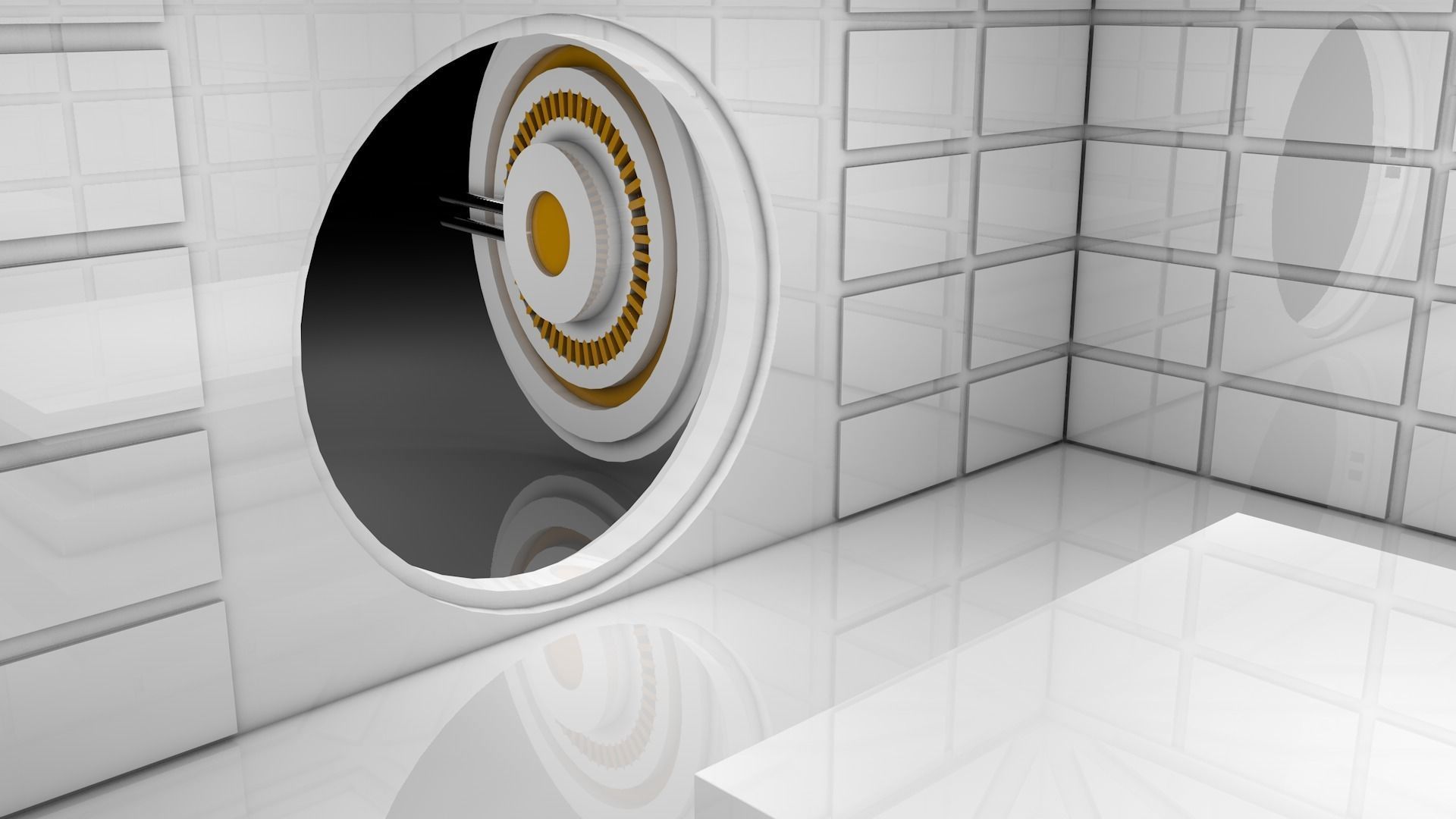 Sci Fi Vault 3D model_6