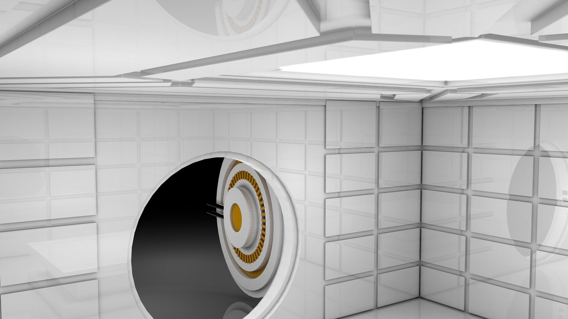 Sci Fi Vault 3D model_7