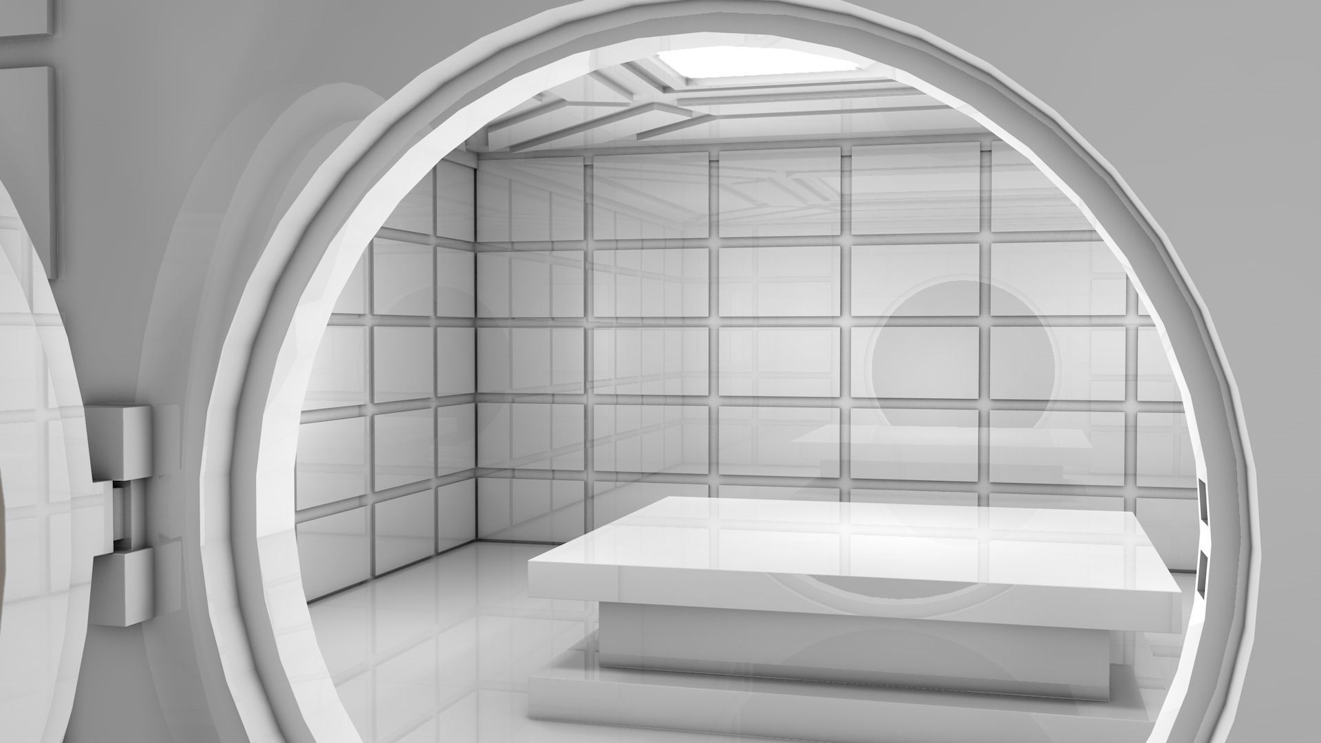 Sci Fi Vault 3D model_2