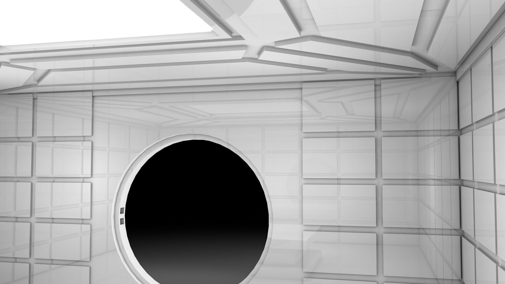 Sci Fi Vault 3D model_8