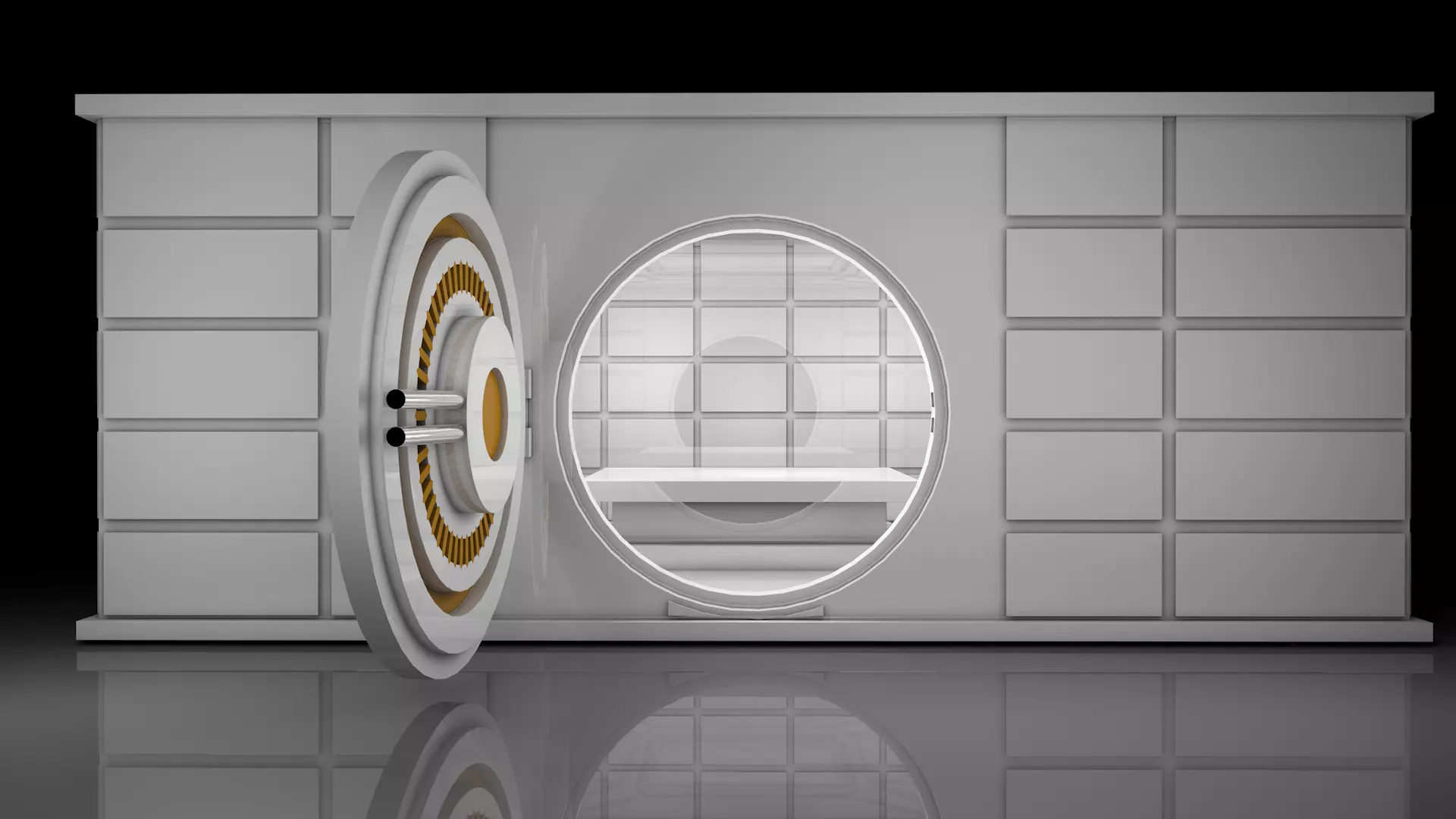 Sci Fi Vault 3D model_0