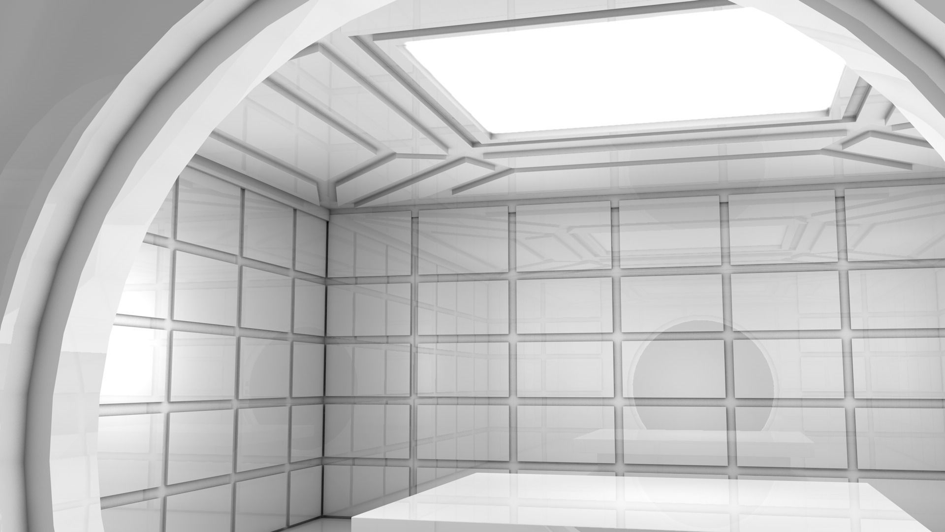 Sci Fi Vault 3D model_3