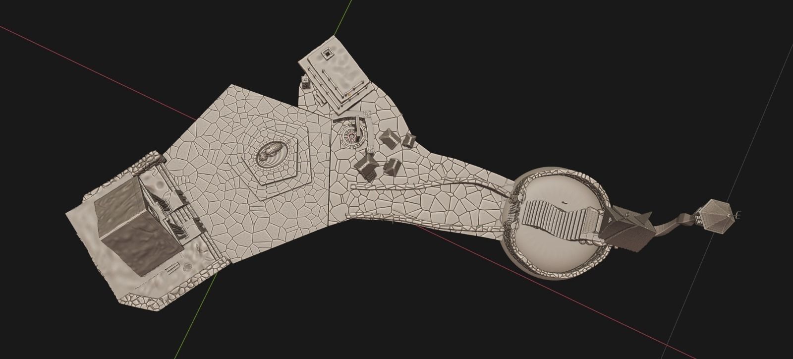 Guillotine House - Halloween Town Project 3D Print Model 3D print model_6