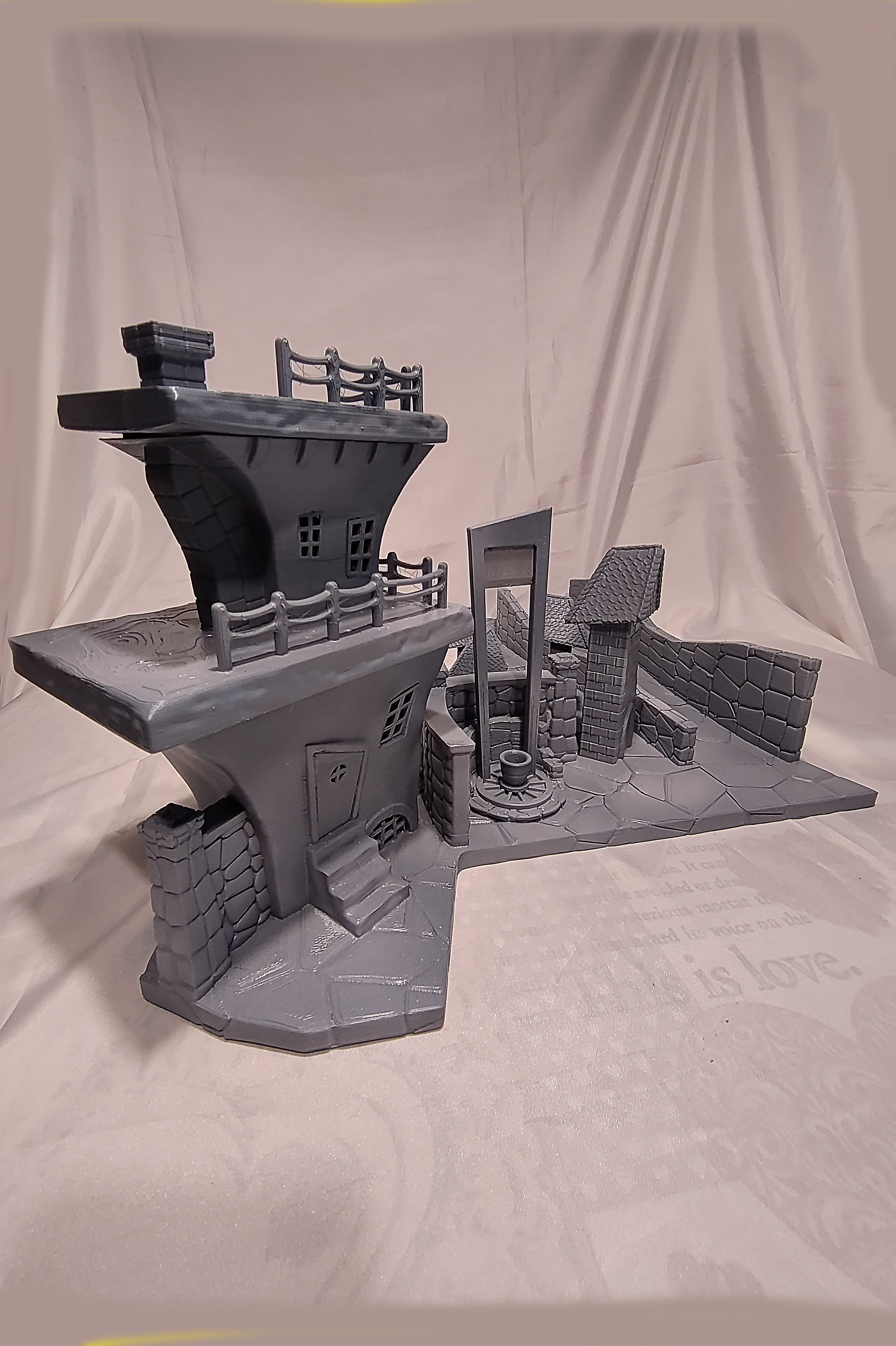 Guillotine House - Halloween Town Project 3D Print Model 3D print model_1