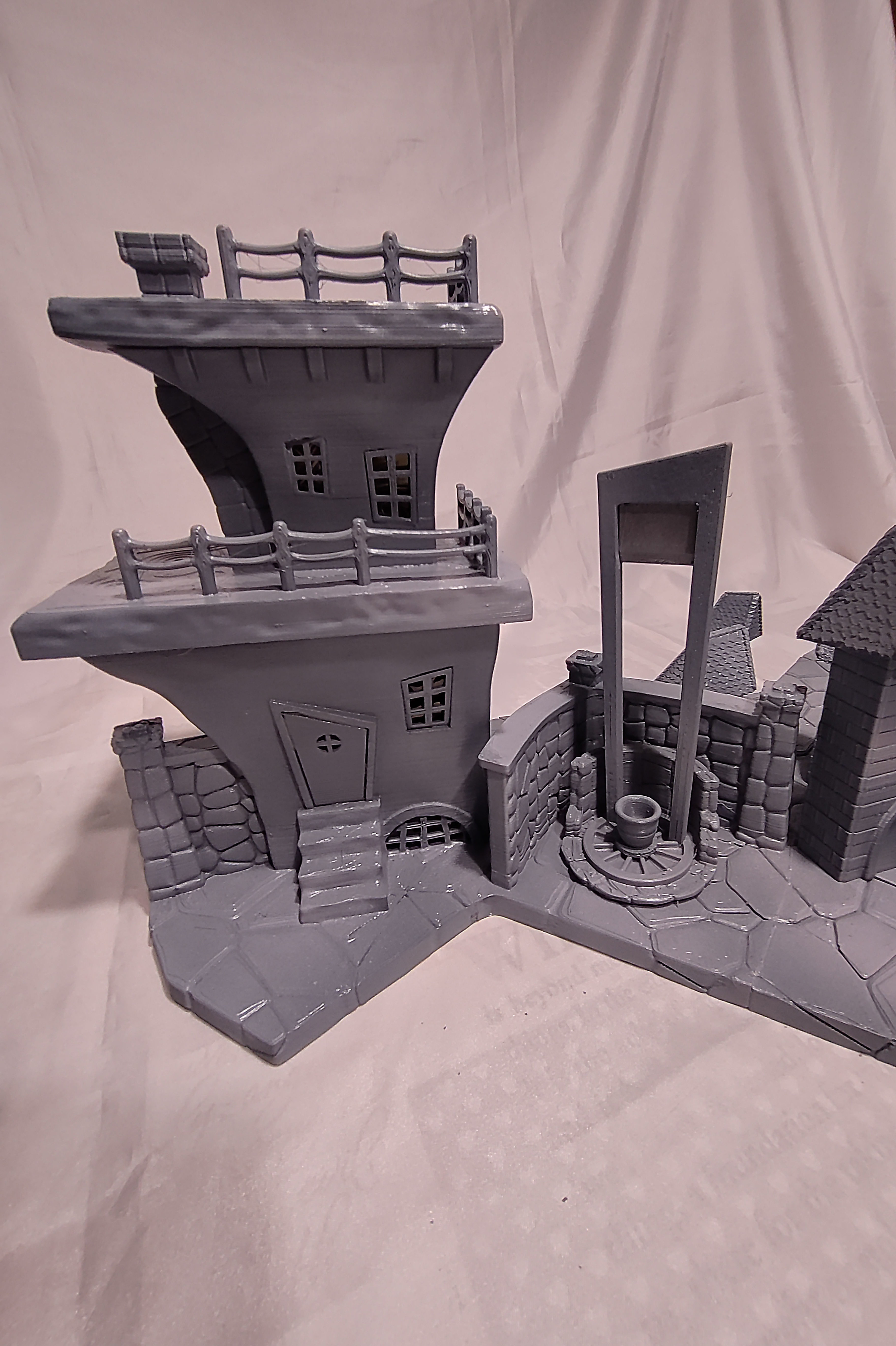 Guillotine House - Halloween Town Project 3D Print Model 3D print model_3