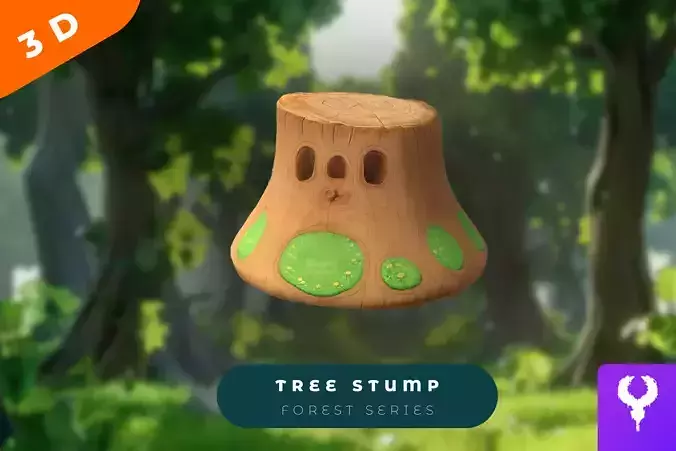 Cartoon Tree Stump
