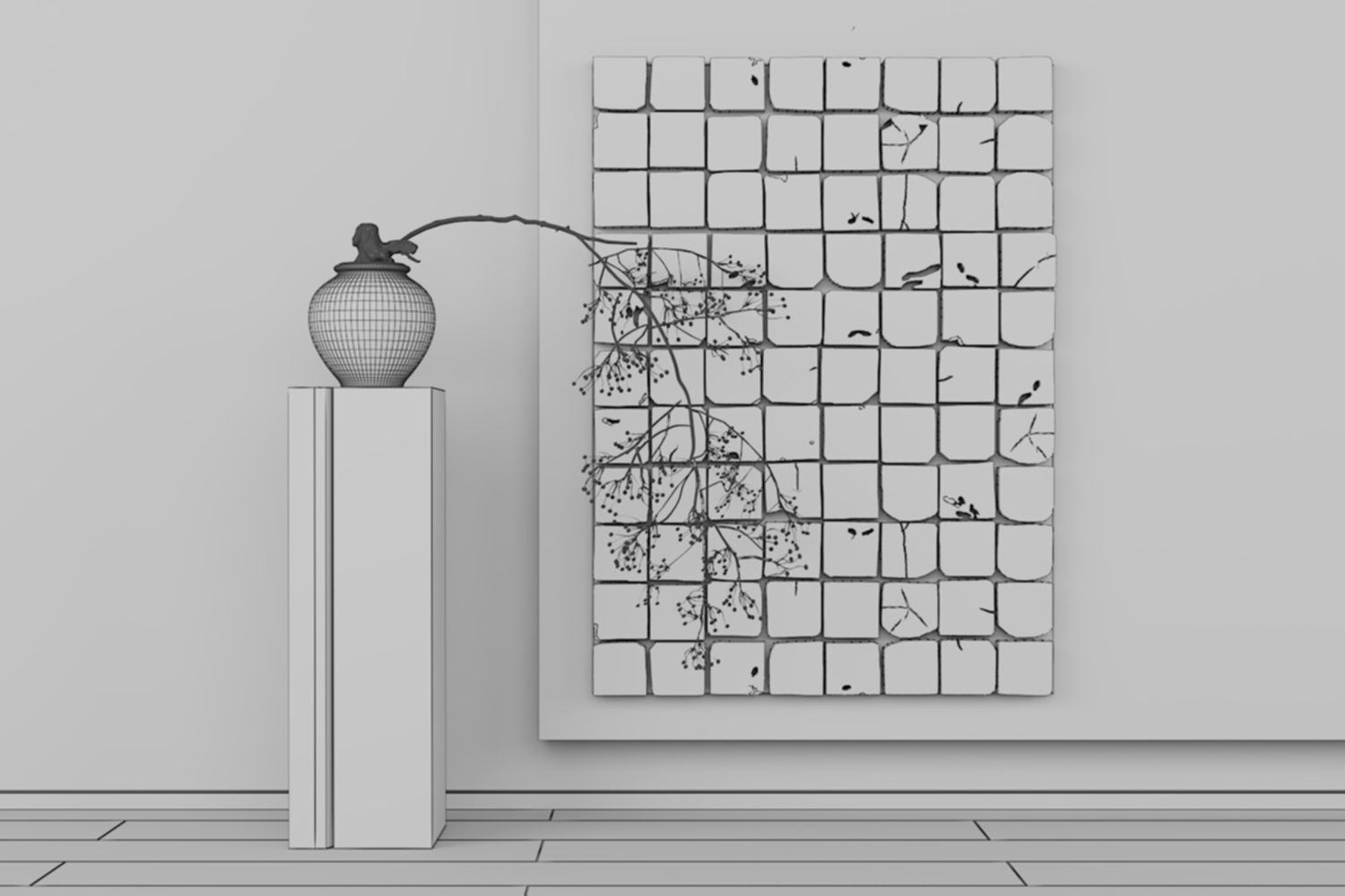 Art Wall 3D model_3