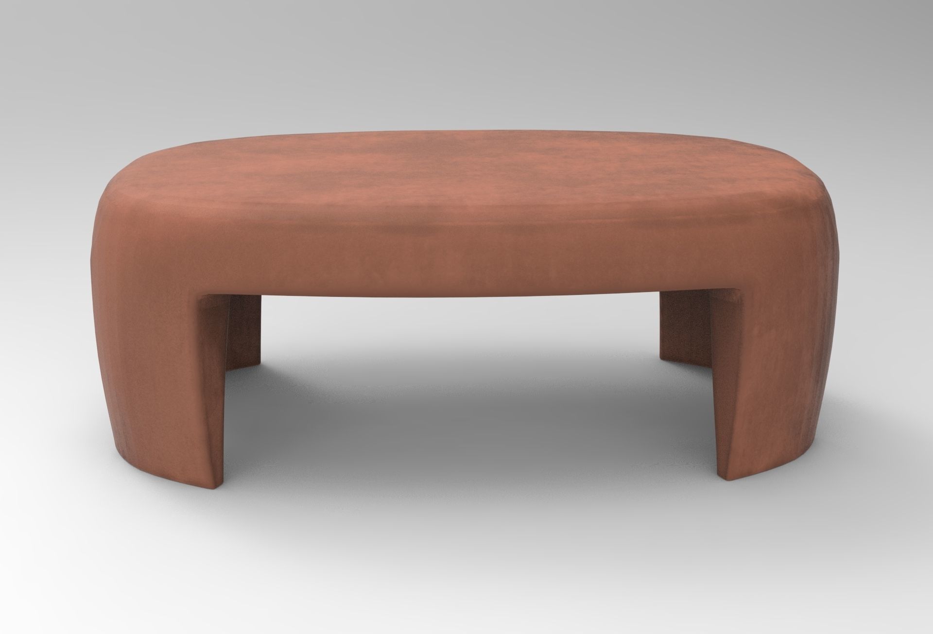 Lea Coffee Table Low-poly 3D model_3