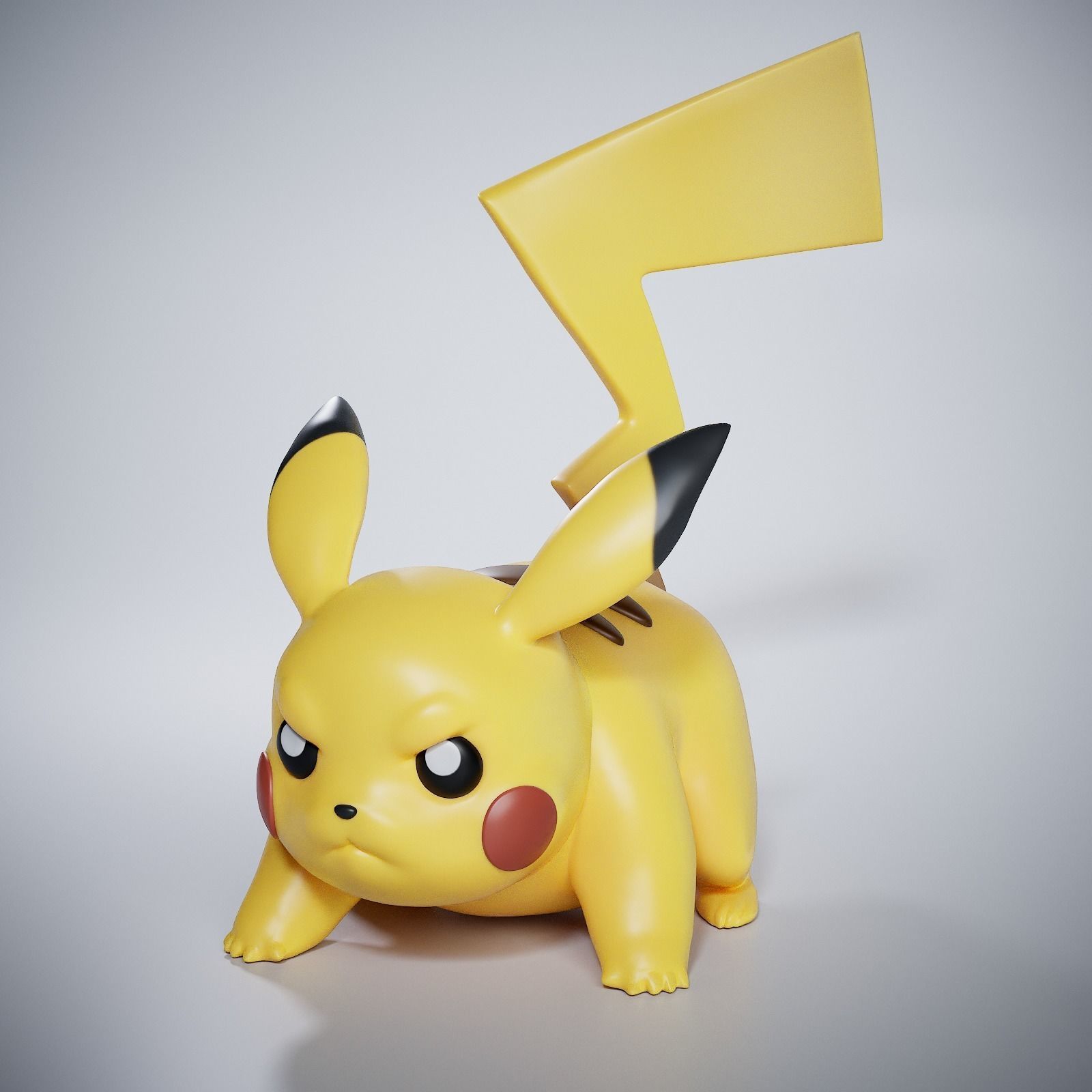 Pikachu  3D print model_1