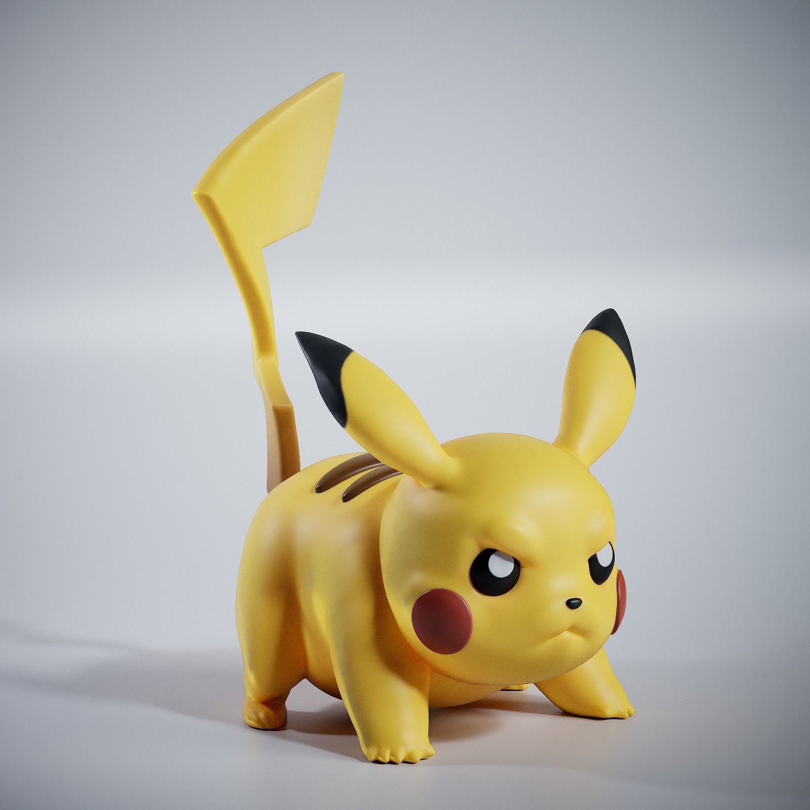 Pikachu  3D print model_2