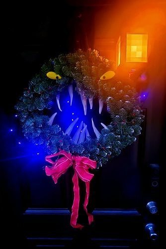 Nightmare Before Christmas Wreath 3D print model