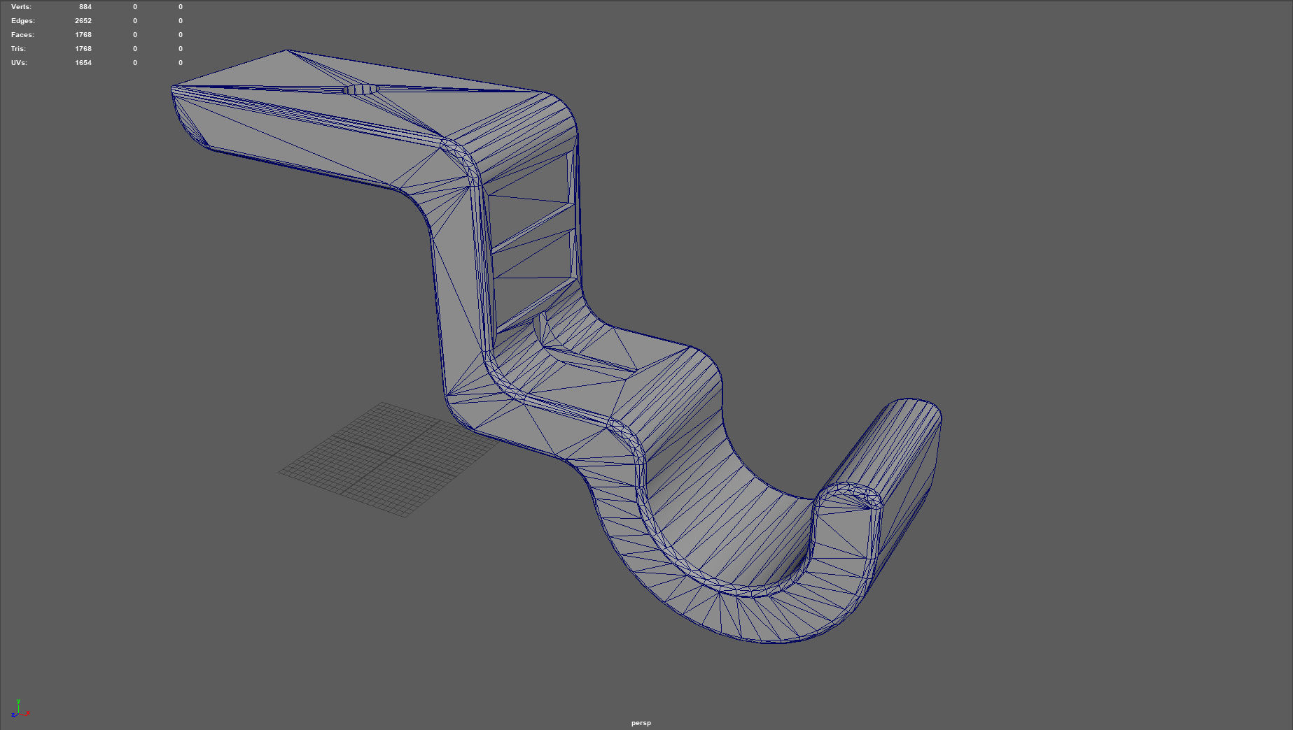 Ceiling Curtain rod holder 3D print model_10