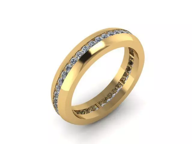 band ring for daimond Free 3D print model