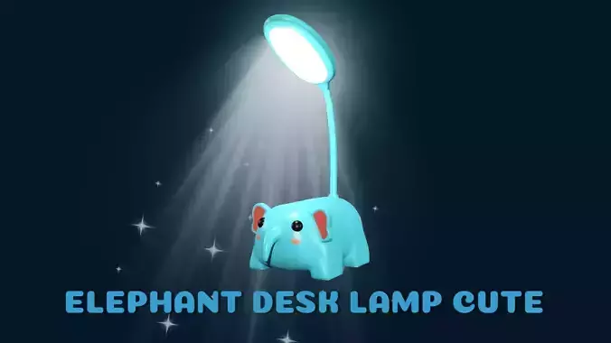 Elephant Desk Lamp Cute