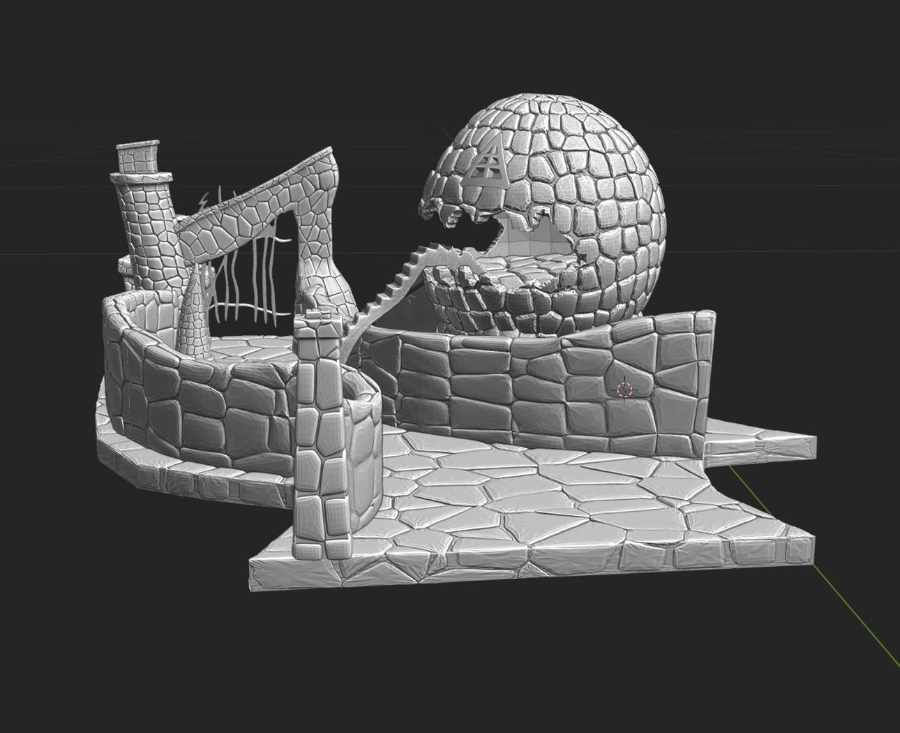 Lizard House - Halloween Town Project 3D Print Model 3D print model_2
