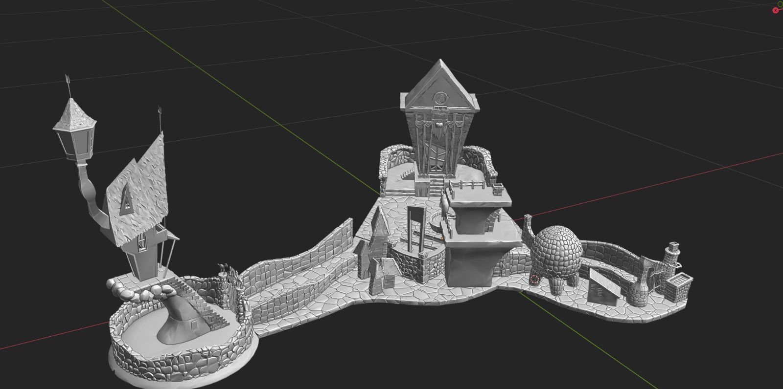 Lizard House - Halloween Town Project 3D Print Model 3D print model_5