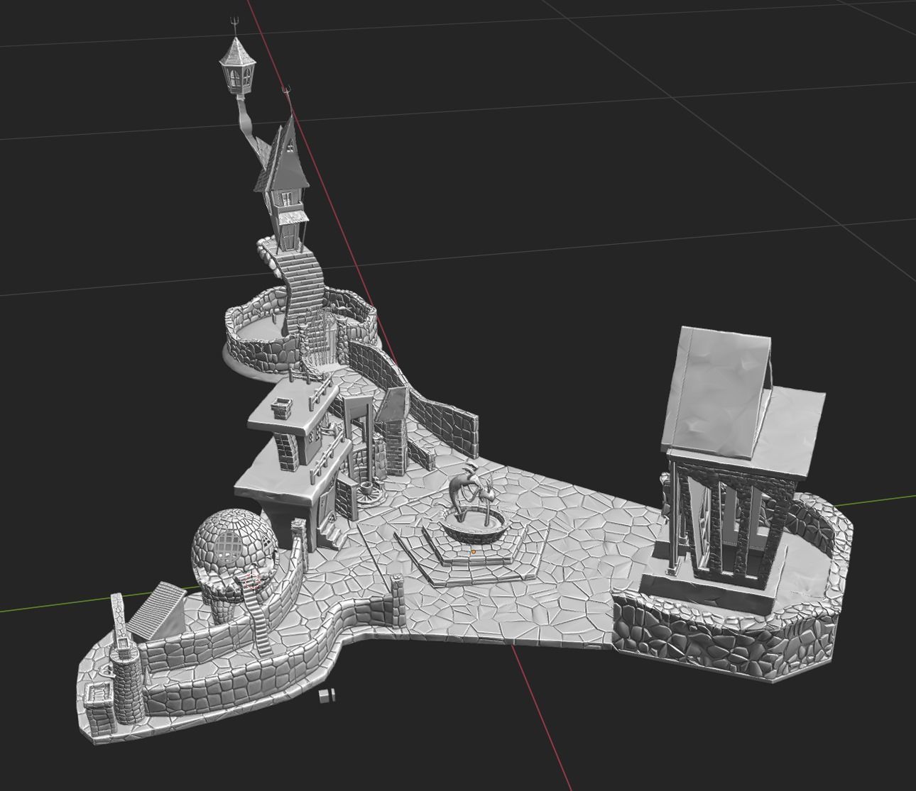 Lizard House - Halloween Town Project 3D Print Model 3D print model_6