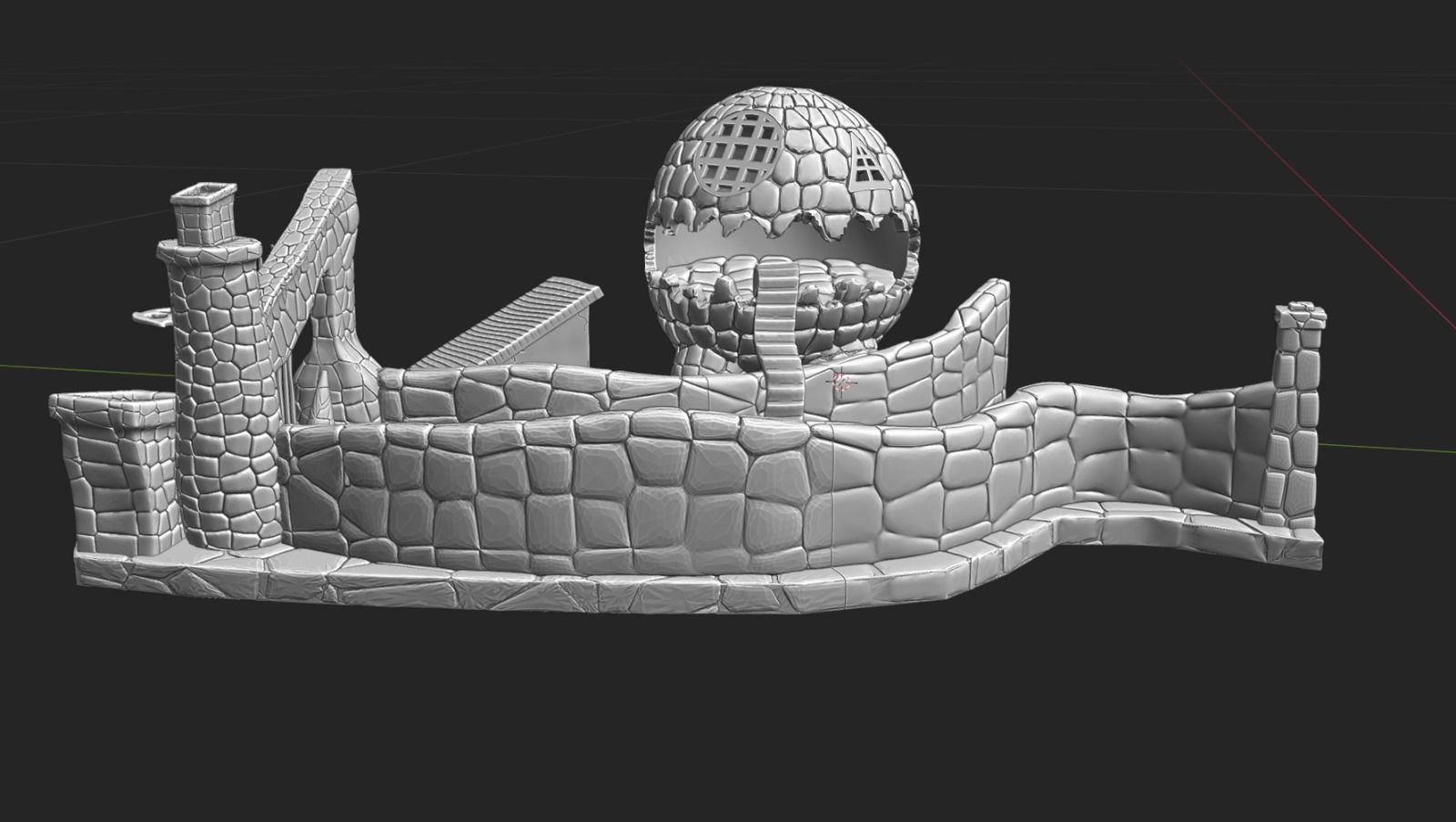 Lizard House - Halloween Town Project 3D Print Model 3D print model_1