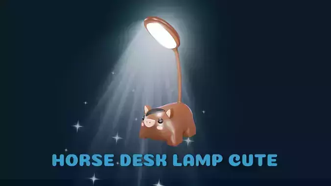 Horse Desk Lamp Cute