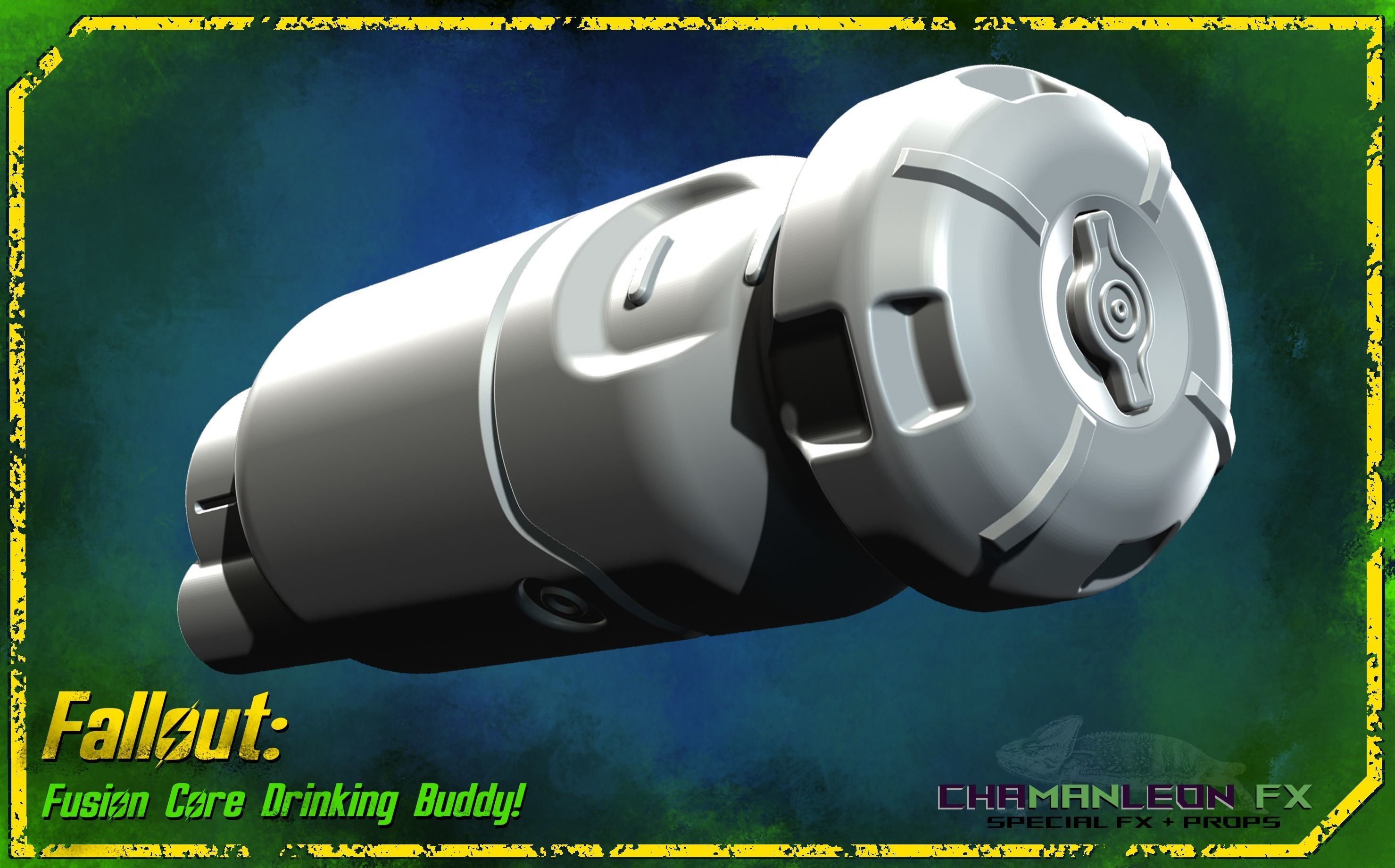 Fallout 4 Fusion Core Drinking Buddy Cosplay Prop 3D print model_10