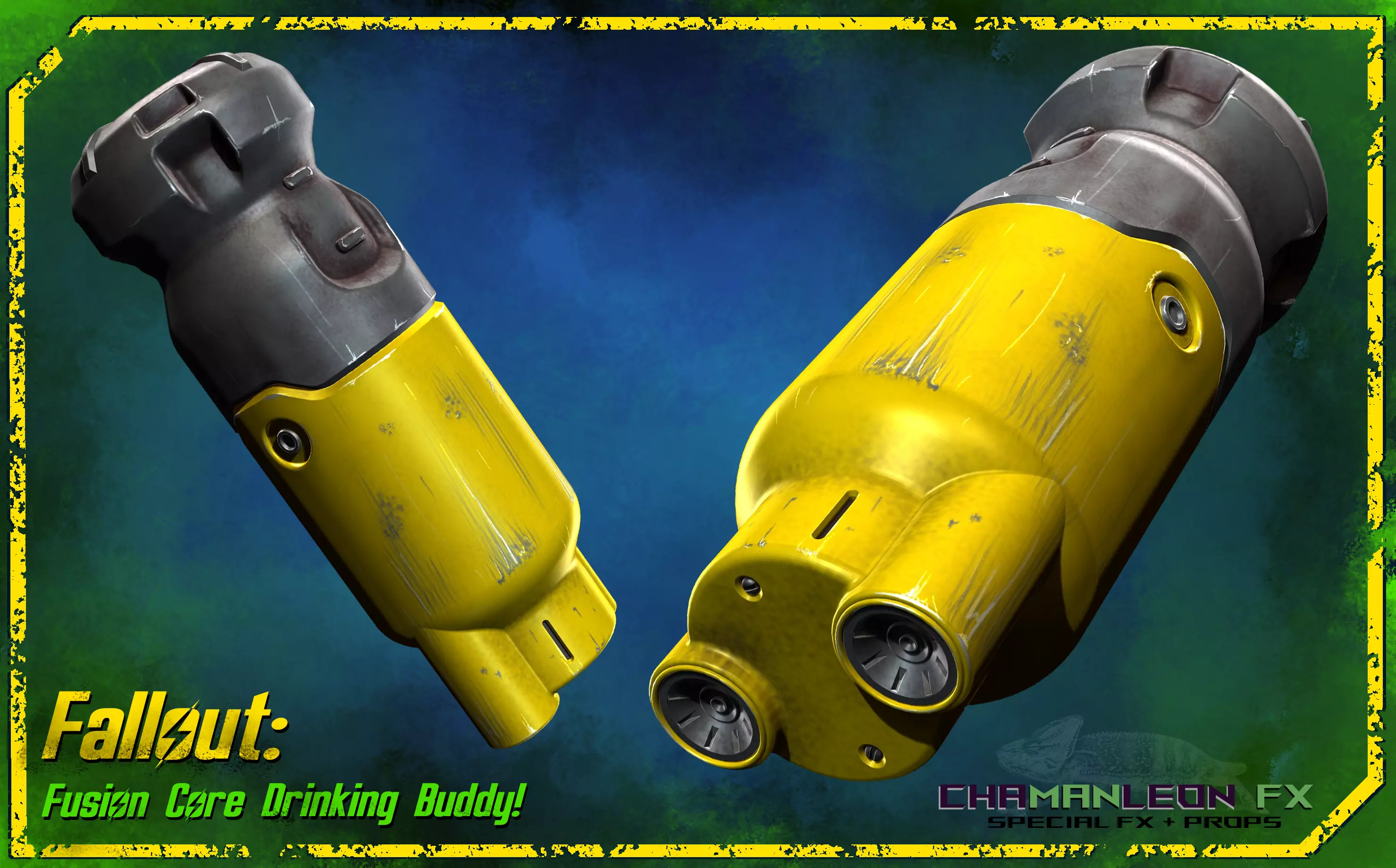 Fallout 4 Fusion Core Drinking Buddy Cosplay Prop 3D print model_0