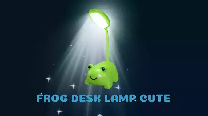Frog Desk Lamp Cute 