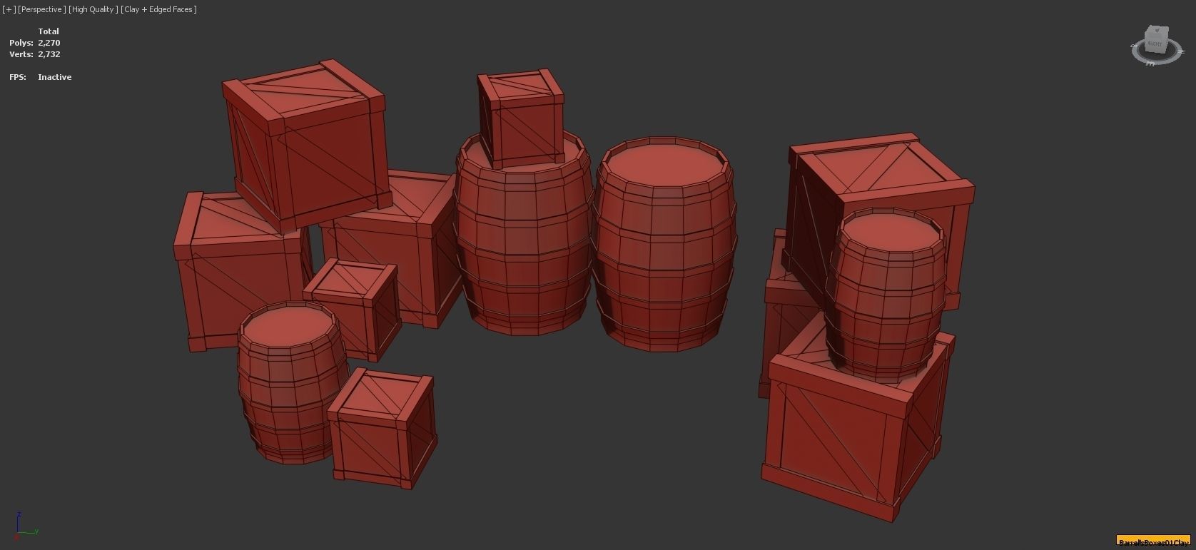 Medieval Smithy with Forge Whetstone Tools Storage and Anvil 3D model_11