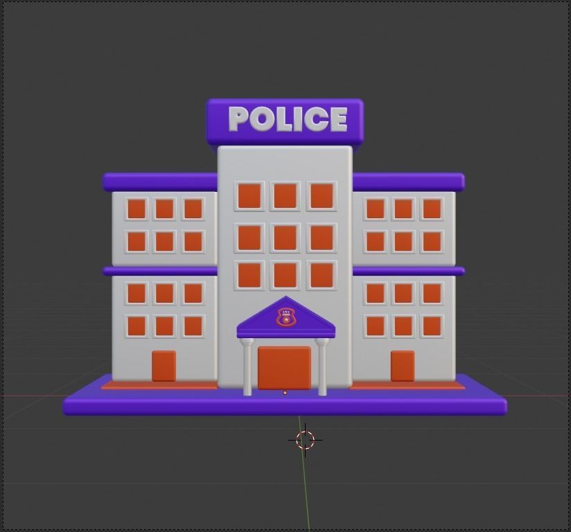 Law and Justice 3d Illustration  Icon Pack  3D model_67