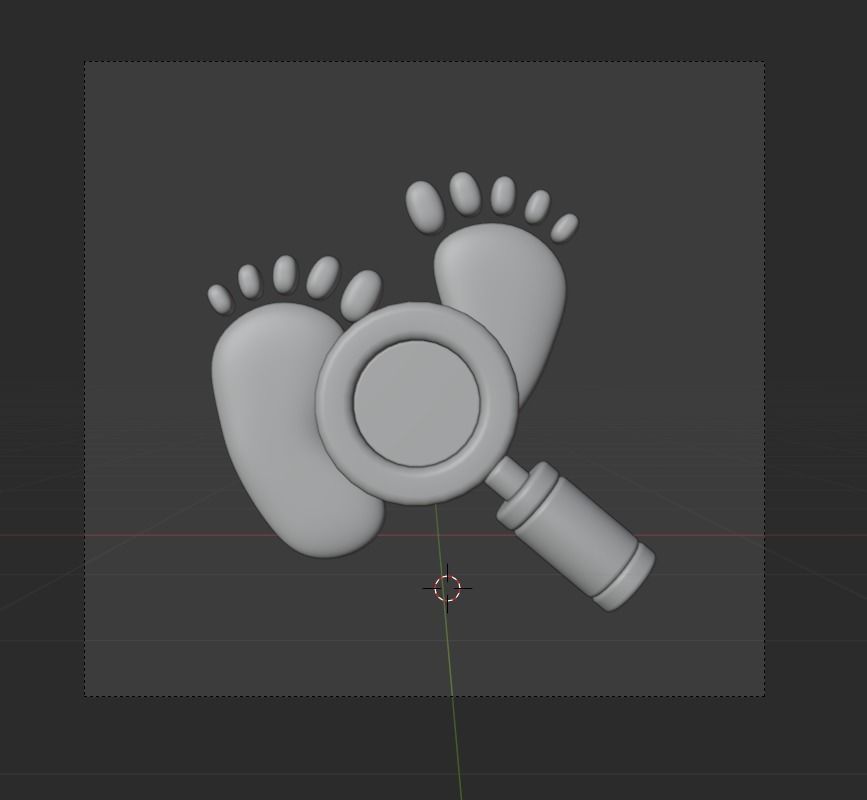 Law and Justice 3d Illustration  Icon Pack  3D model_20