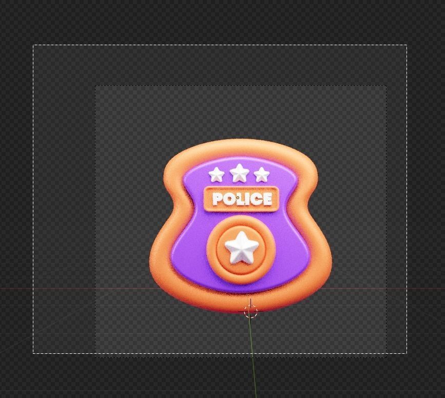Law and Justice 3d Illustration  Icon Pack  3D model_55