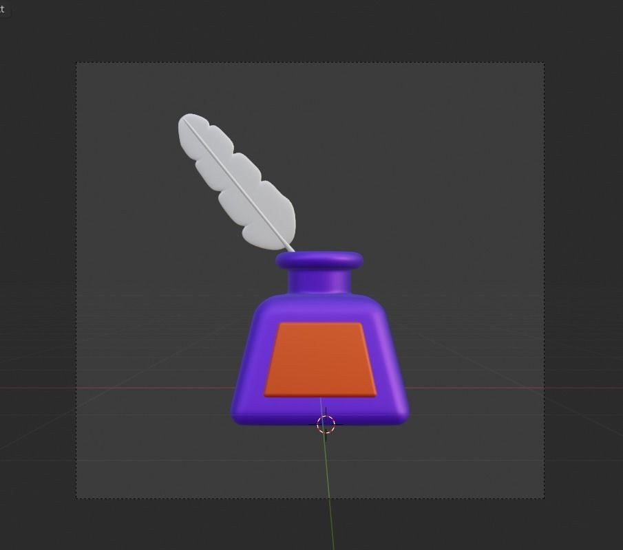 Law and Justice 3d Illustration  Icon Pack  3D model_33