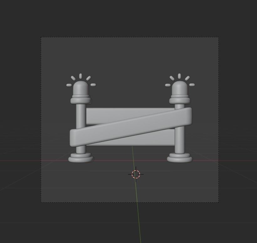 Law and Justice 3d Illustration  Icon Pack  3D model_79