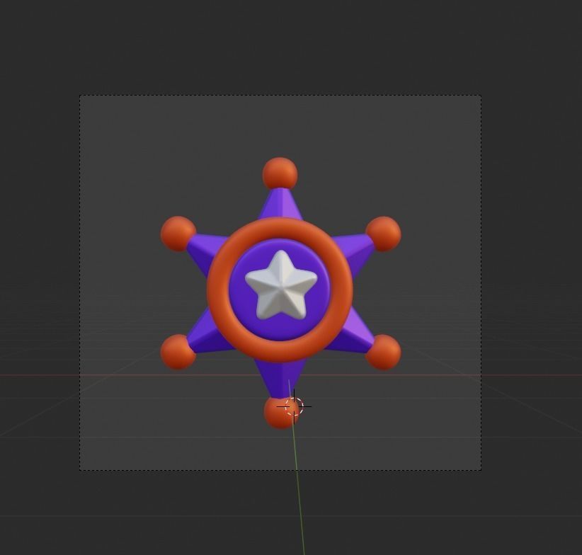 Law and Justice 3d Illustration  Icon Pack  3D model_57