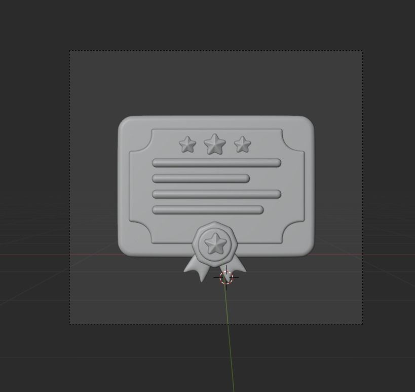 Law and Justice 3d Illustration  Icon Pack  3D model_8