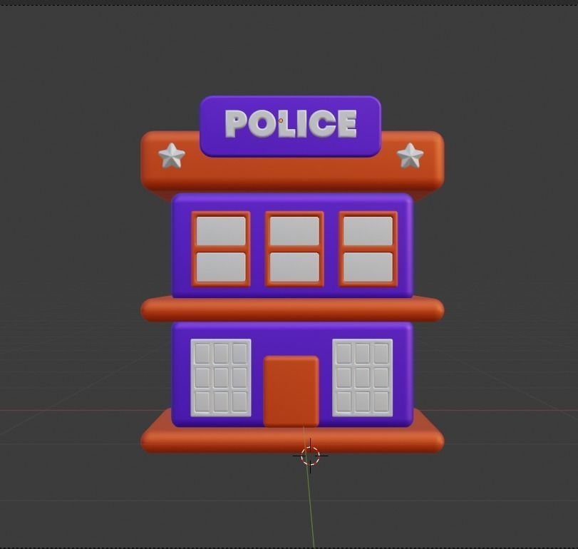 Law and Justice 3d Illustration  Icon Pack  3D model_64