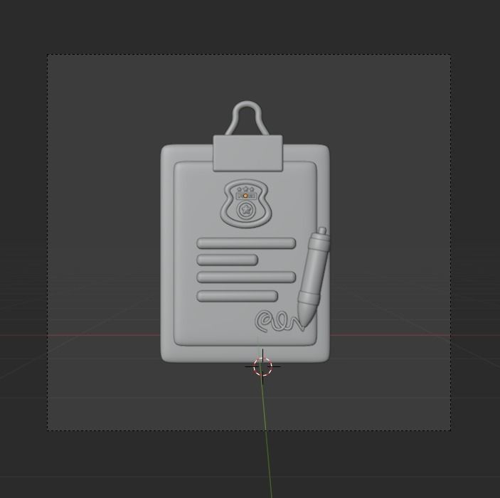 Law and Justice 3d Illustration  Icon Pack  3D model_77